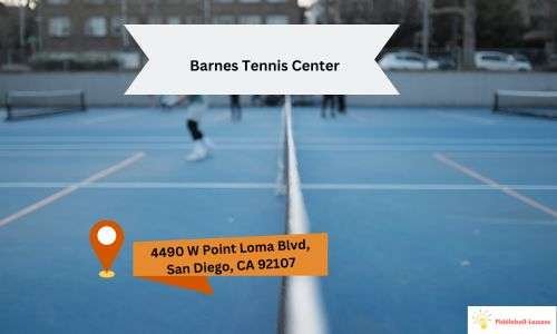 pickleball courts at Barnes Tennis Center san diego